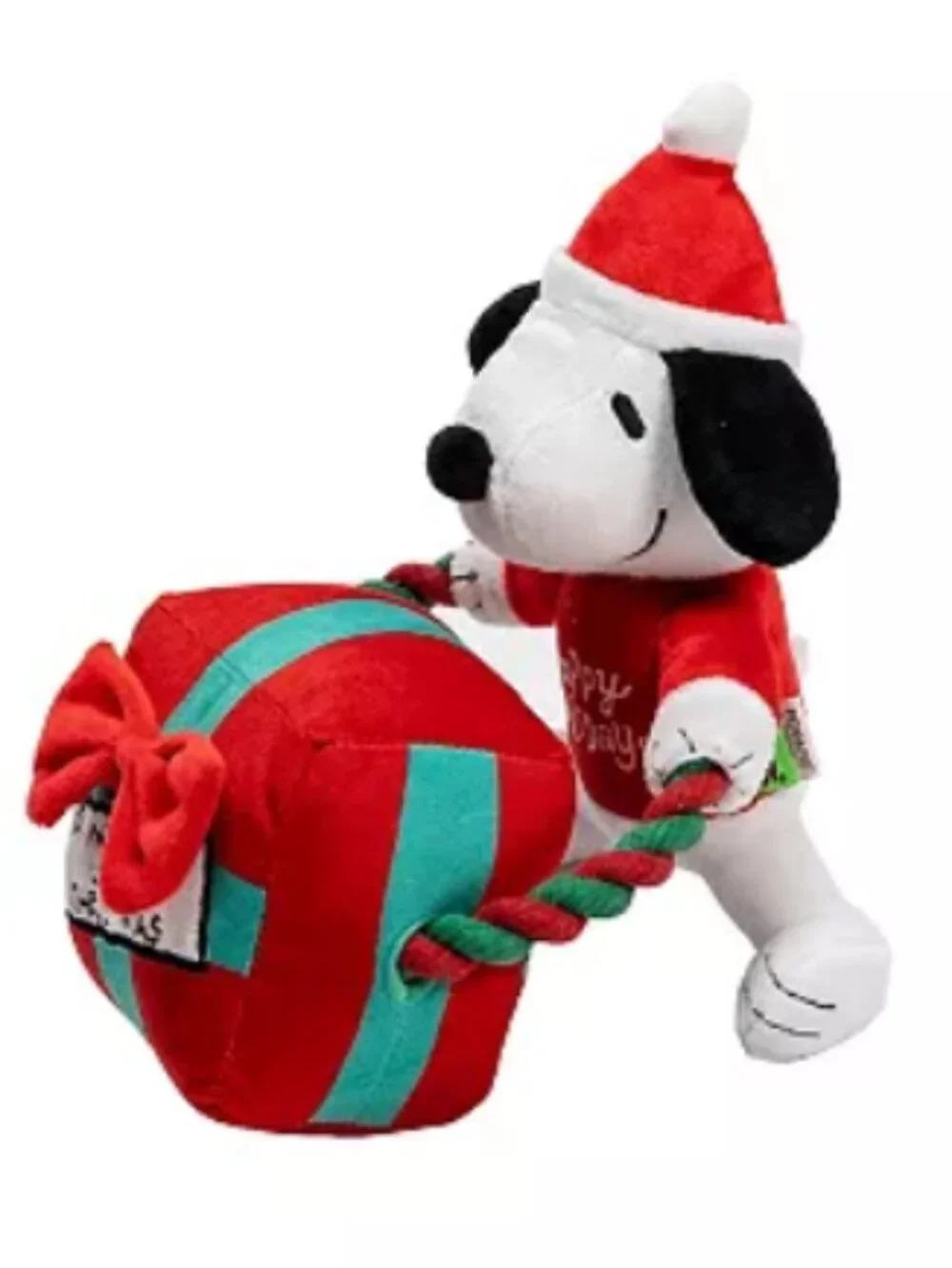 NWT ~ Peanuts Snoopy Gift Rope Plush Dog Toy